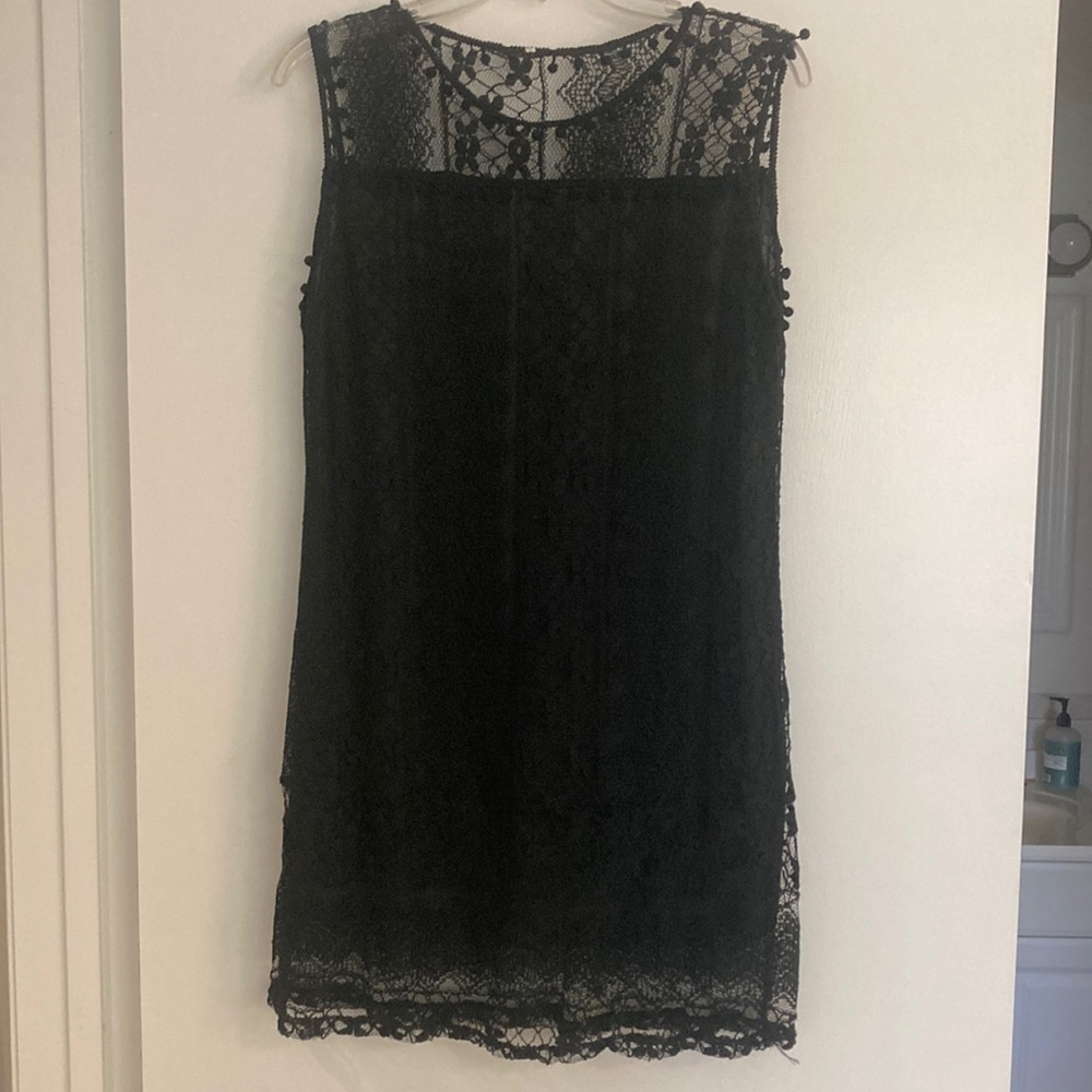 Elegant Black Lace Dress or tunic